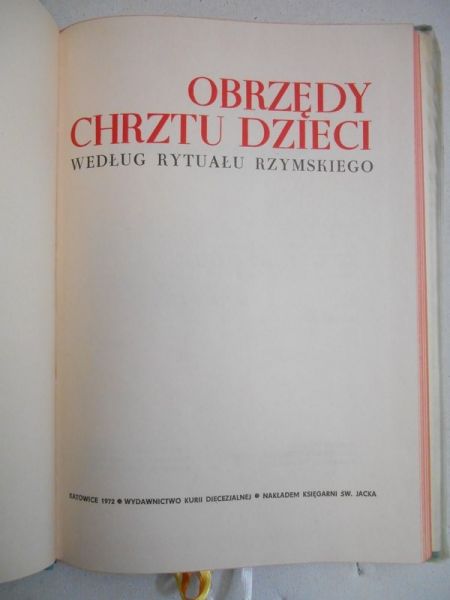 Obrzędy chrztu dzieci