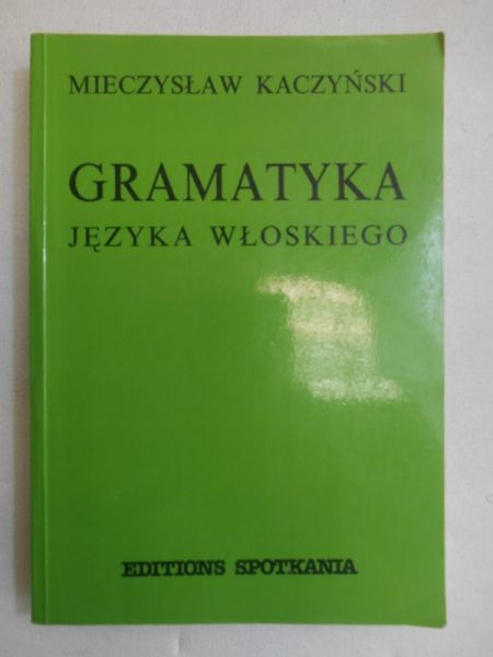 Gramatyka języka włoskiego