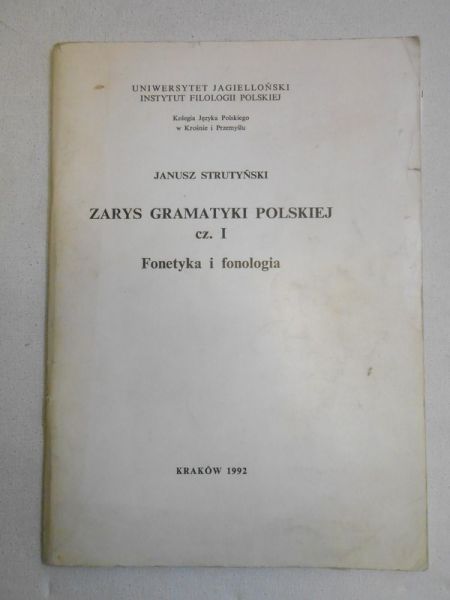 Zarys gramatyki polskiej, cz. I