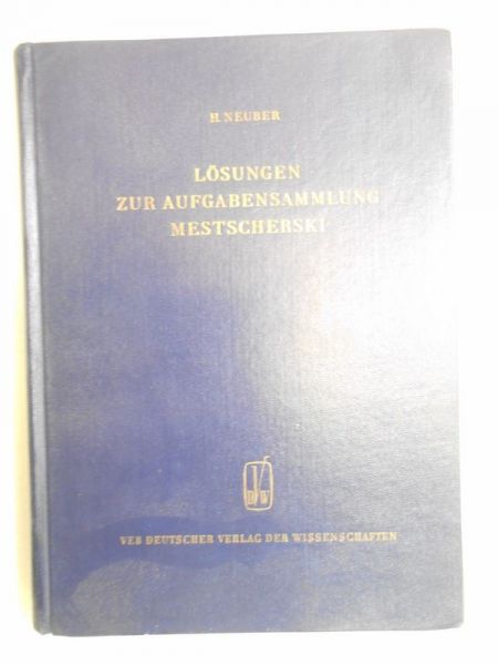 Lösungen zur aufgabensammlung mestscherski