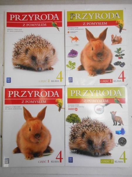 Przyroda z pomysłem cz. 1 i 2, podręcznik i ćwiczenia