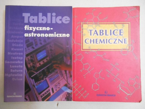 Mizerski Witold (red.) - Tablice fizyczno-astronomiczne / Tablice chemiczne