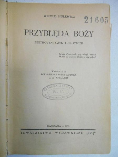 Przybłęda boży, 1939 r.