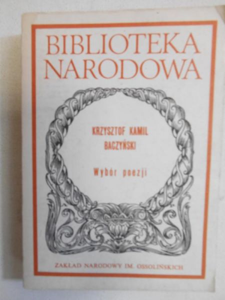Wybór poezji, BN