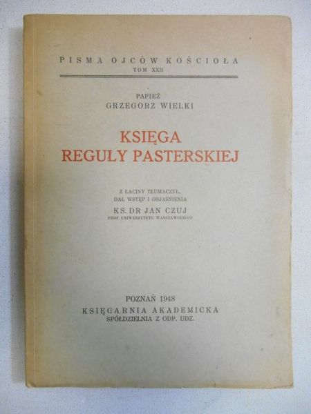 Księga reguły pasterskiej, 1948 r.