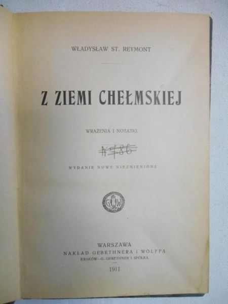 Z ziemi chełmskiej, 1911 r.