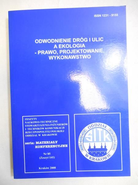 Odwodnienie dróg i ulic a ekologia