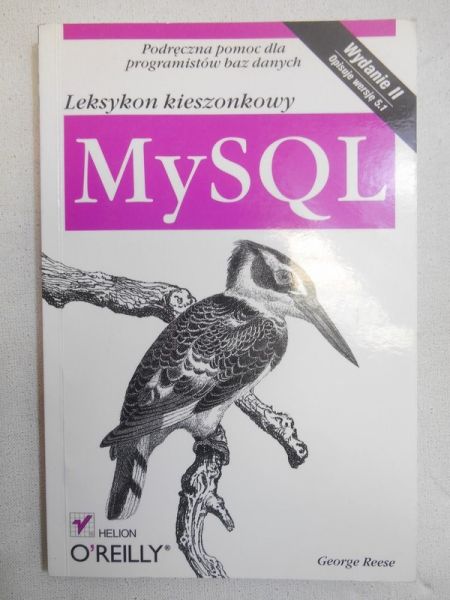 MySQL, leksykon kieszonkowy