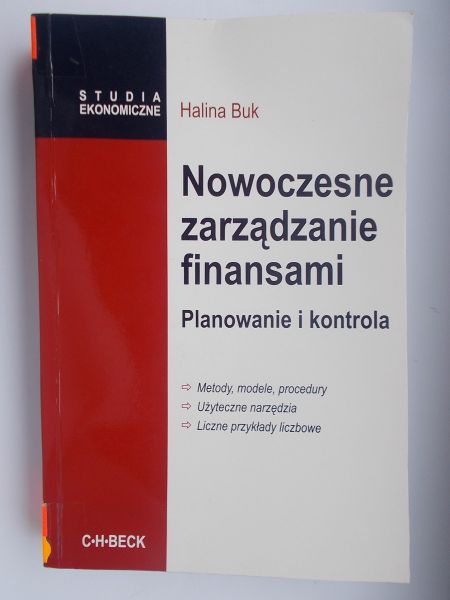 Nowoczesne zarządzanie finansami. Planowanie i kontrola