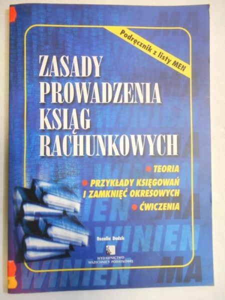 Zasady prowadzenia ksiąg rachunkowych