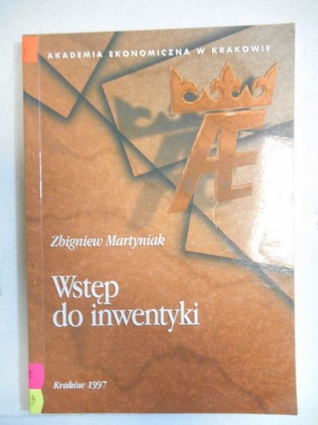 Wstęp do inwentyki