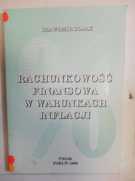 Rachunkowość finansowa w warunkach inflacji