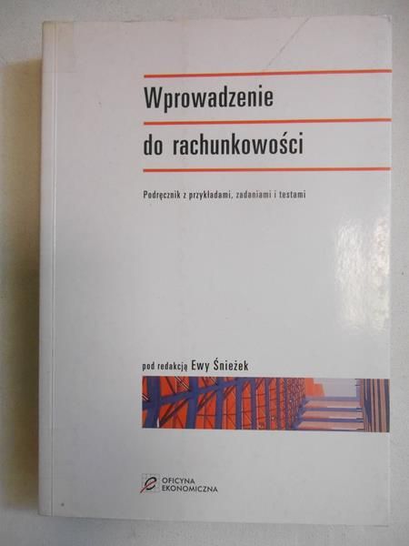 Wprowadzenie do rachunkowości