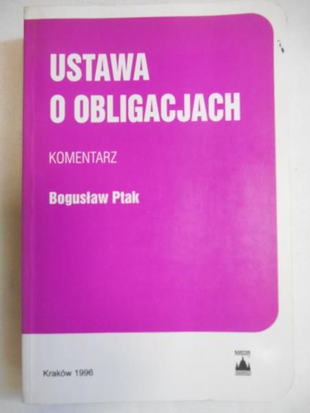 Ustawa o obligacjach