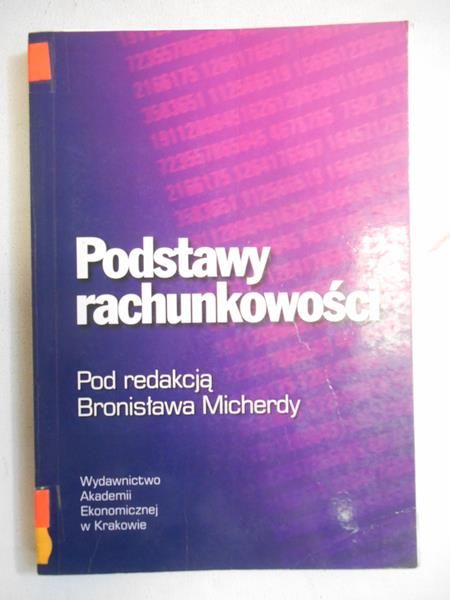 Micherda Bronisław (red.) - Podstwy rachunkowości