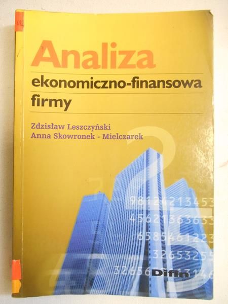 Leszczyński Zdzisław - Analiza ekonomiczno-finansowa firmy