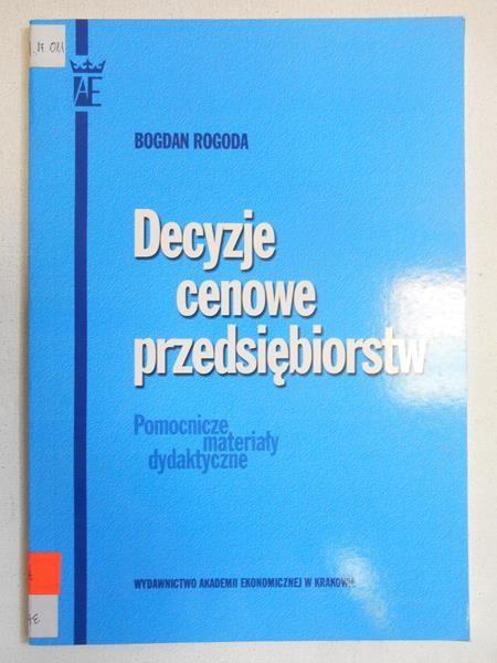 Decyzje cenowe przedsiębiorstw