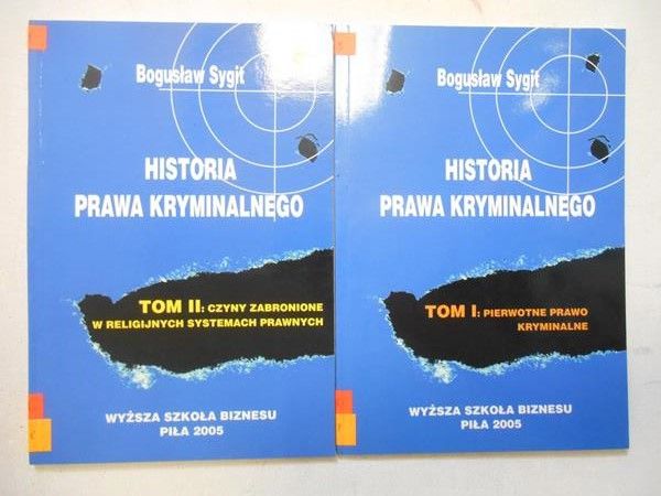 Historia prawa kryminalnego, Tom I-II