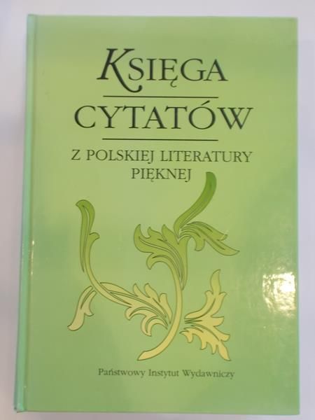 Księga cytatów z polskiej literatury pięknej