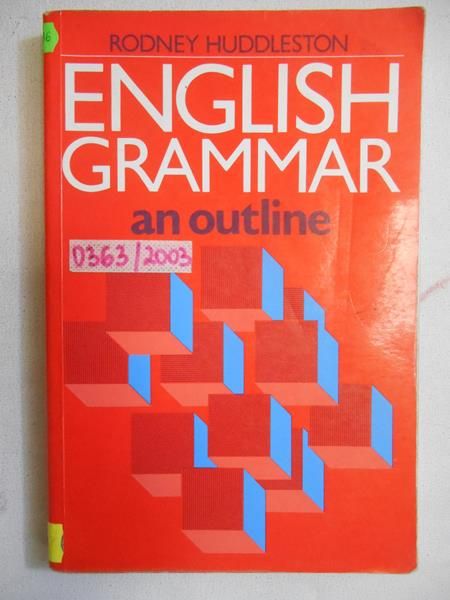 English grammar an outline