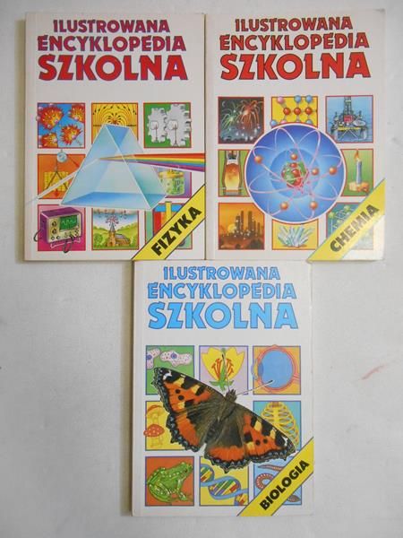 Ilustrowana encyklopedia szkolna, 3 książki