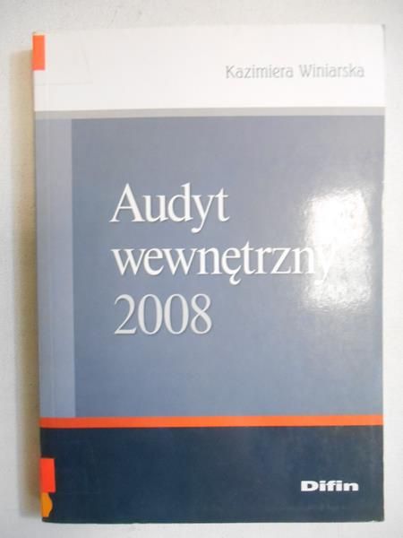 Audyt wewnętrzny 2008