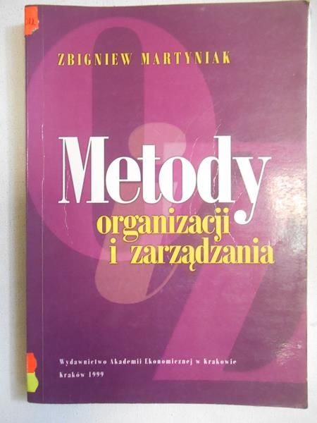 Metody organizacji i zarządzania