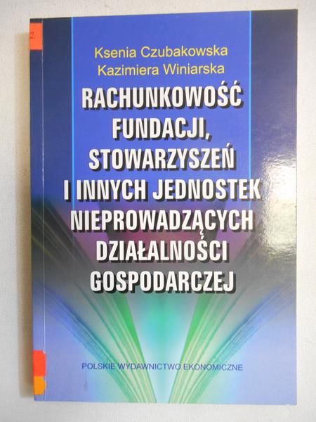 Rachunkowość fundacji, stowarzyszeń i innych jednostek nieprowadzących działalności gospodarczej