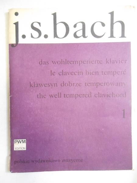 Das wohltemperierte Klavier, tom I