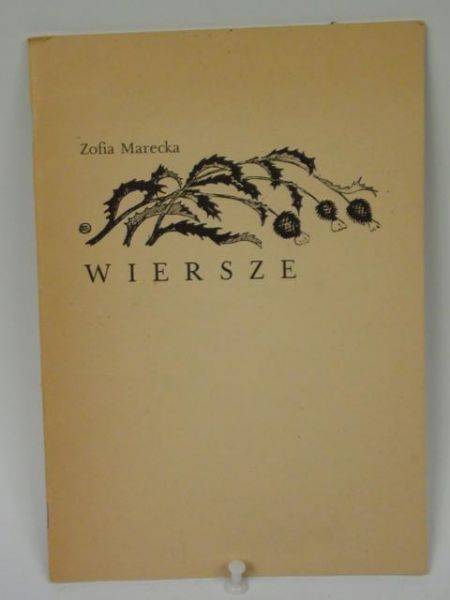 Marecka Zofia - Wiersze , autograf