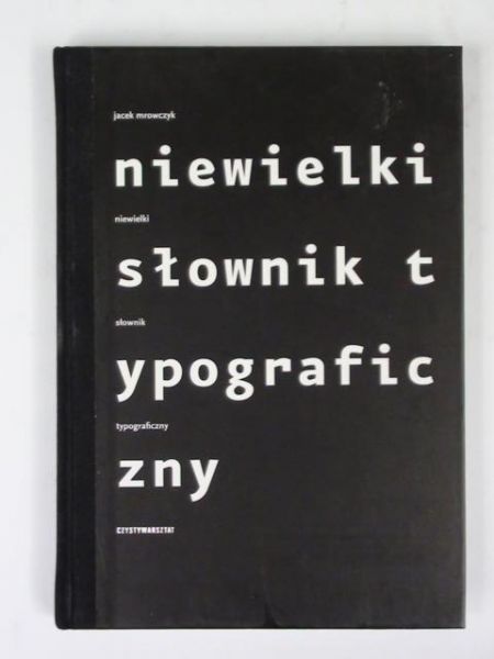 Niewielki słownik typograficzny