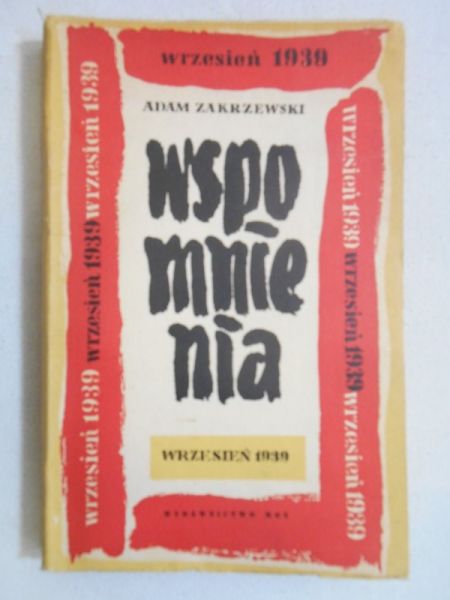 Wspomnienia. Wrzesień 1939