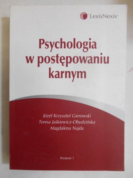 Psychologia w postępowaniu karnym