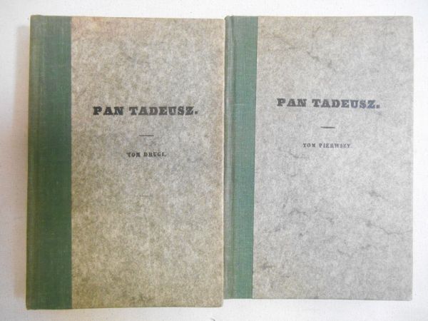 Mickiewicz Adam - Pan Tadeusz t.I-II, reprint z 1834 r.
