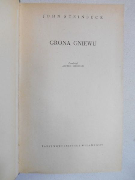 Steinbeck John - Grona gniewu