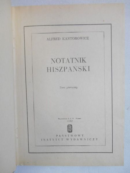 Notatnik hiszpański