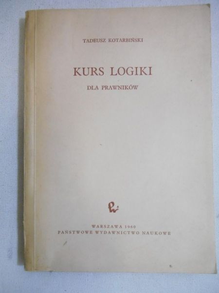 Kurs logiki dla prawników