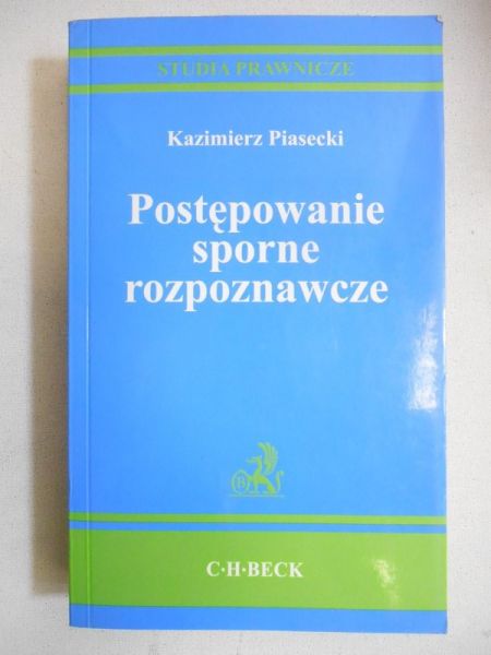 Postępowanie sporne rozpoznawcze