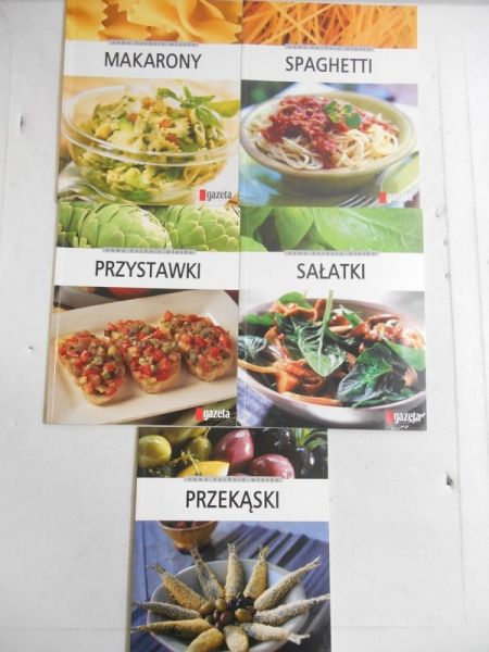 Nowa kuchnia włoska, 5 książek