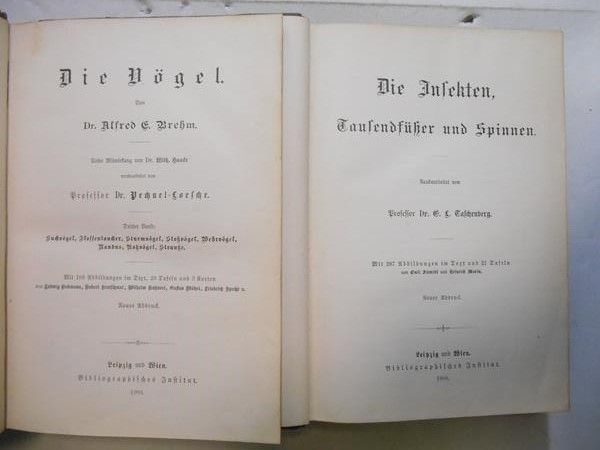 Brehm Alfred - Brehms Tierleben, t.3 i 9, 1900 r.