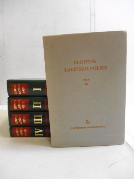 Słownik łacińsko-polski, t.I-V