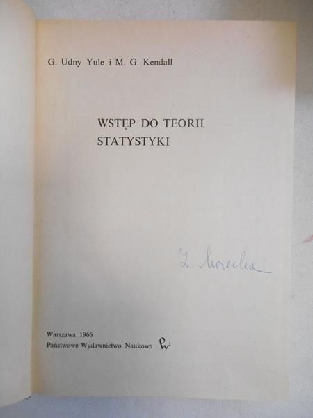 Wstęp do teorii statystyki