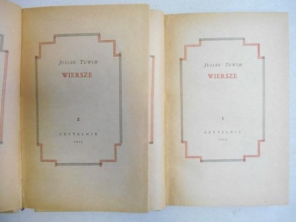 Tuwim Julian - Dzieła I. Wiersze, tom I-II