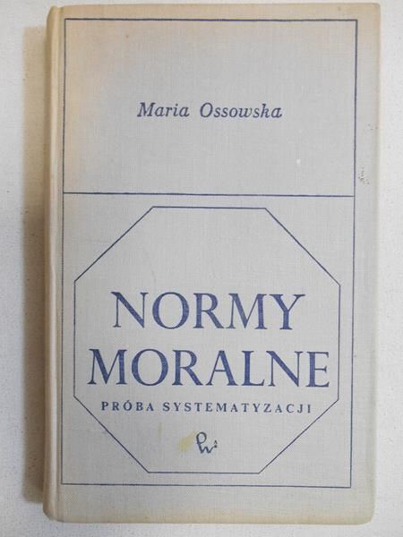 Normy moralne. Próba sytematyzacji