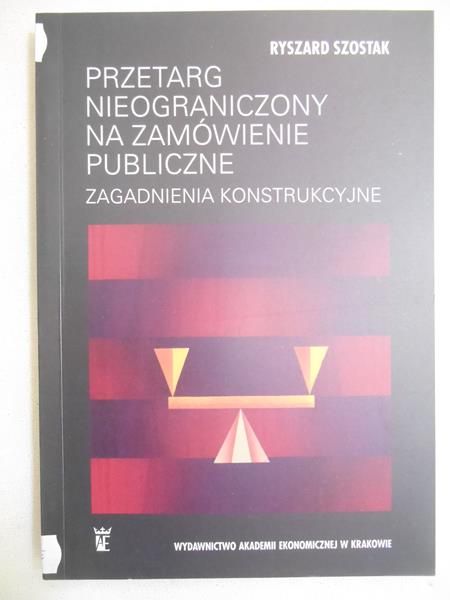 Przetarg nieograniczony na zamówienie publiczne