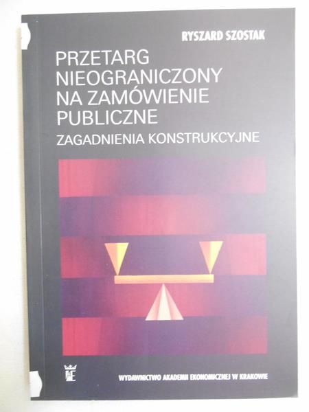 Przetarg nieograniczony na zamówienie publiczne