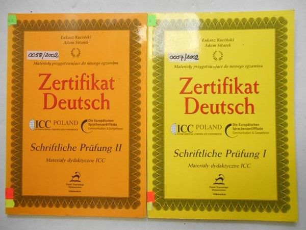 Kuciński Łukasz - Zertifikat Deutsch. Materiały dydaktyczne ICC, cz. I-II