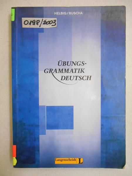 Ubungsgrammatik Deutsch