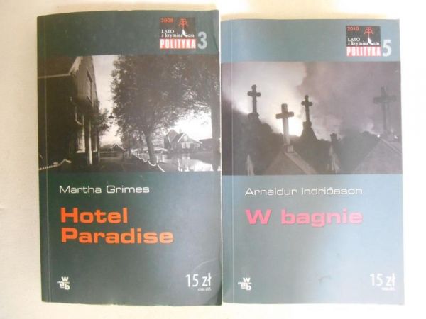 Indridason Arnaldur / Grimes Martha - W bagnie / Hotel Paradise