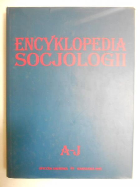 Encyklopedia socjologii, A-J